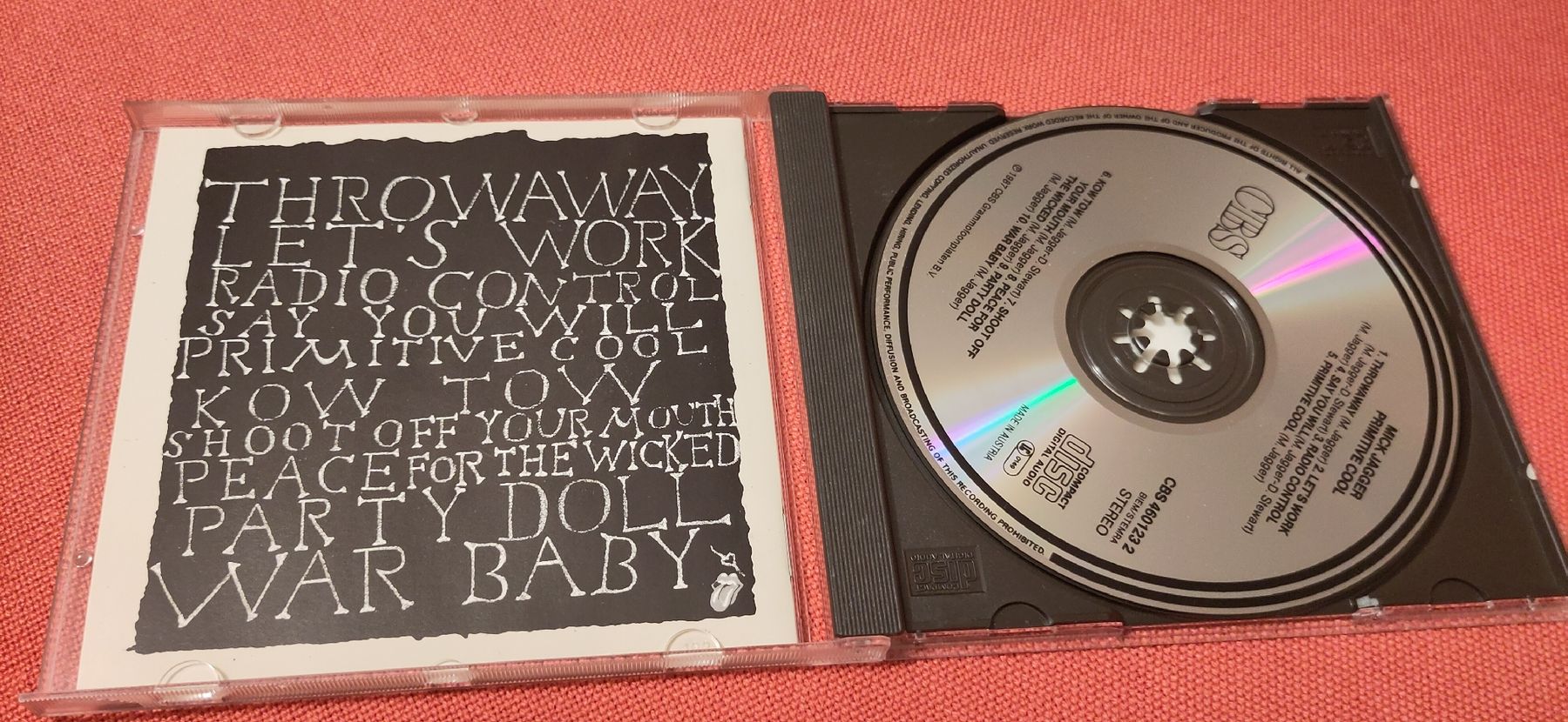 CD: Mick Jagger - Primitive cool – Usato da Zürich venduto da Heldel 1