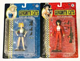 Gunsmith Cats Minnie-May und Rally Figuren