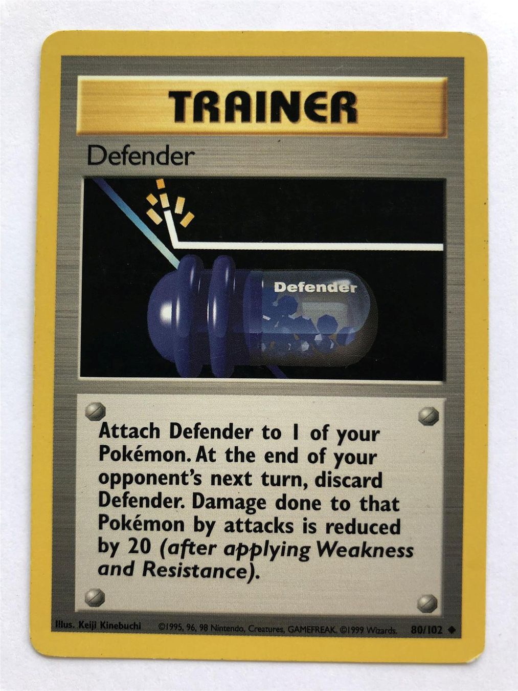 Pokémon Carte collezionabili: Defender - Base Set - Pokemon – Usato da Nussbaumen AG venduto da Bika-Shop