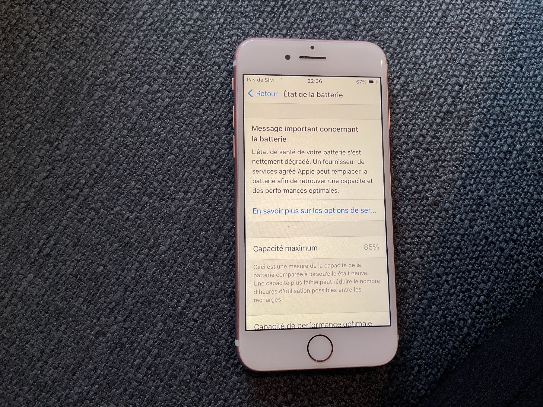 Apple Telefoni cellulari / Smartphones: Apple iPhone 7 128 Go – Usato da Icogne venduto da cen_h97r 6