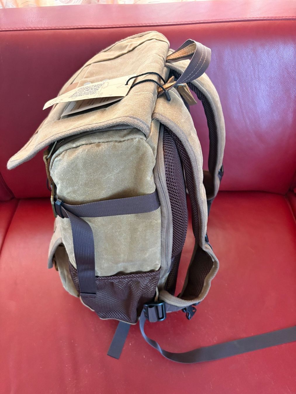 Zaini: Neuer, robuster Rucksack aus Canvas – Nuovo e nell'imballaggio originale da Oberweningen venduto da Gerini 4