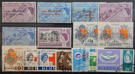 Bermuda British Lot mit alten Werten VI