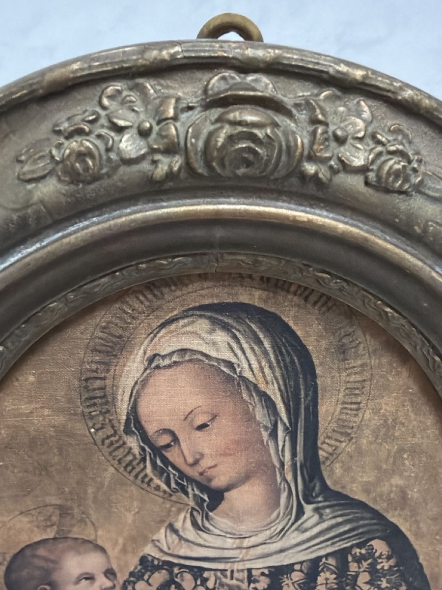Foto & Immagini: Altes Bild, Madonna mit Kind. – Usato da Biberist venduto da Momo33 3