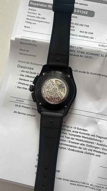 Zenith Orologi: Zenith El Primero Stratos Flyback – Usato da Bern venduto da Minok 2
