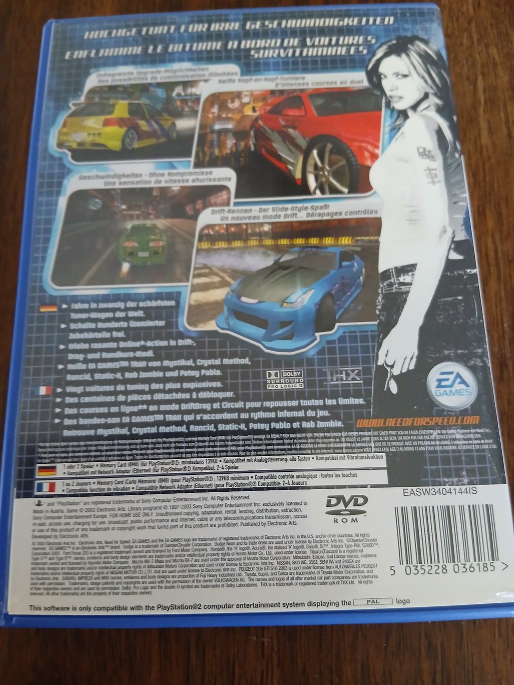 Sony Giochi: Playstation 2 Spiel: Need for Speed Underground – Usato da Pfungen venduto da Himbogame 1