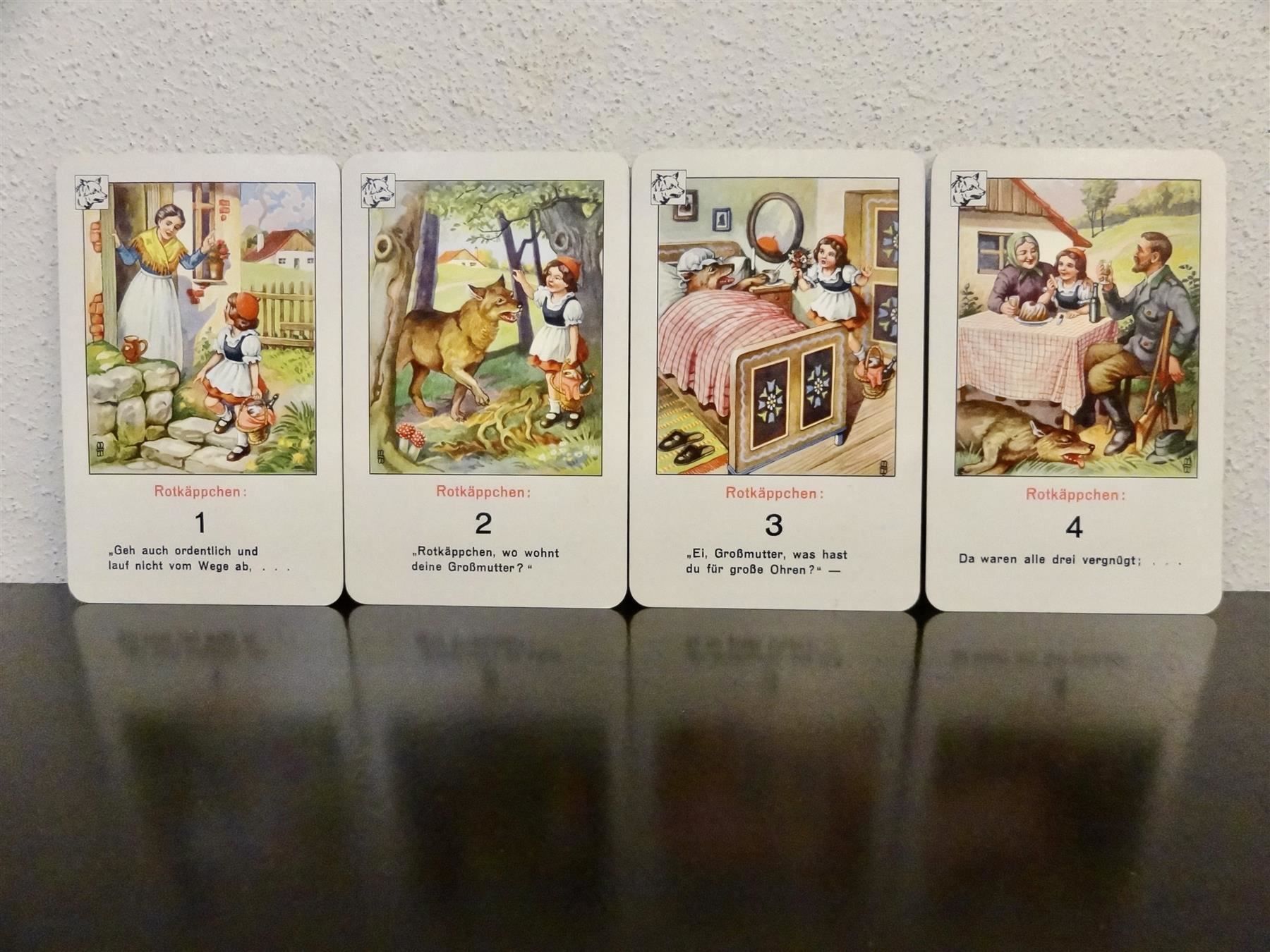 Giochi: schönes altes Quartett MÄRCHEN – Usato da Kerzers venduto da wisaundso 3