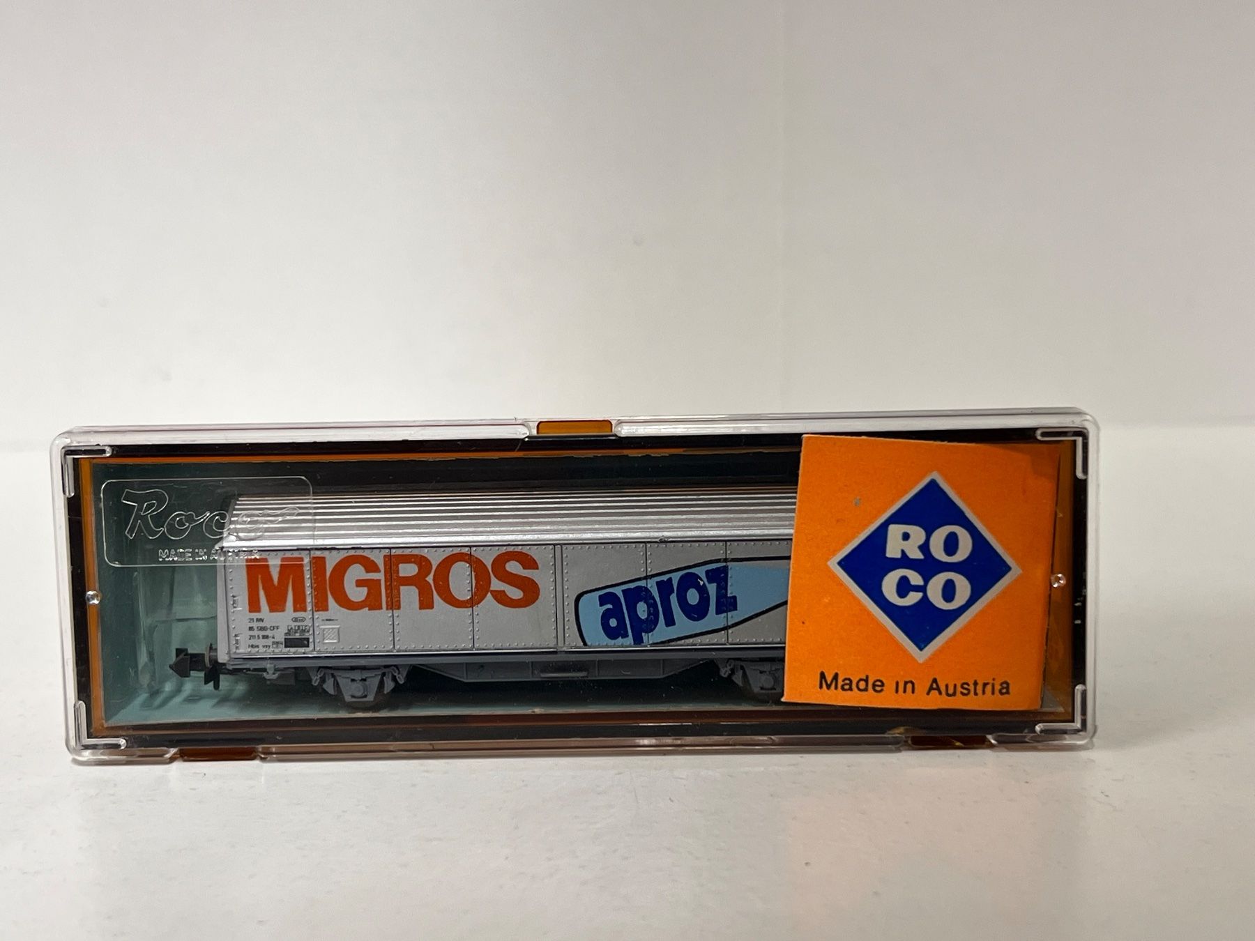 Roco Modellini di ferrovie: Spur N Roco MIGROS APROZ SBB – Usato da Geroldswil venduto da TopTrain54 6
