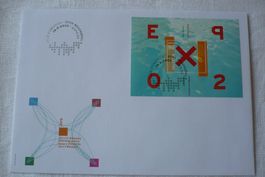 2002 FDC Sonderblock EXPO.02 SBK 1053