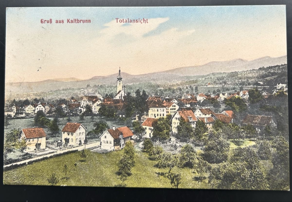 Cartoline postali: Gruss aus Kaltbrunn  – Usato da Horw venduto da Tellbub