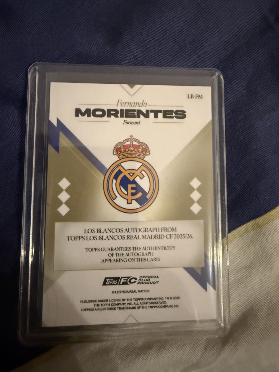 Autografi: Fernando Morientes Los Blancos Autograph Card 05/15 – Nuovo (secondo la descrizione) da Reinach AG venduto da fmi_wj6k 1