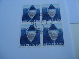 Marke Breitling Orbiter 1999, FDC + 4erblock, 2 Belege