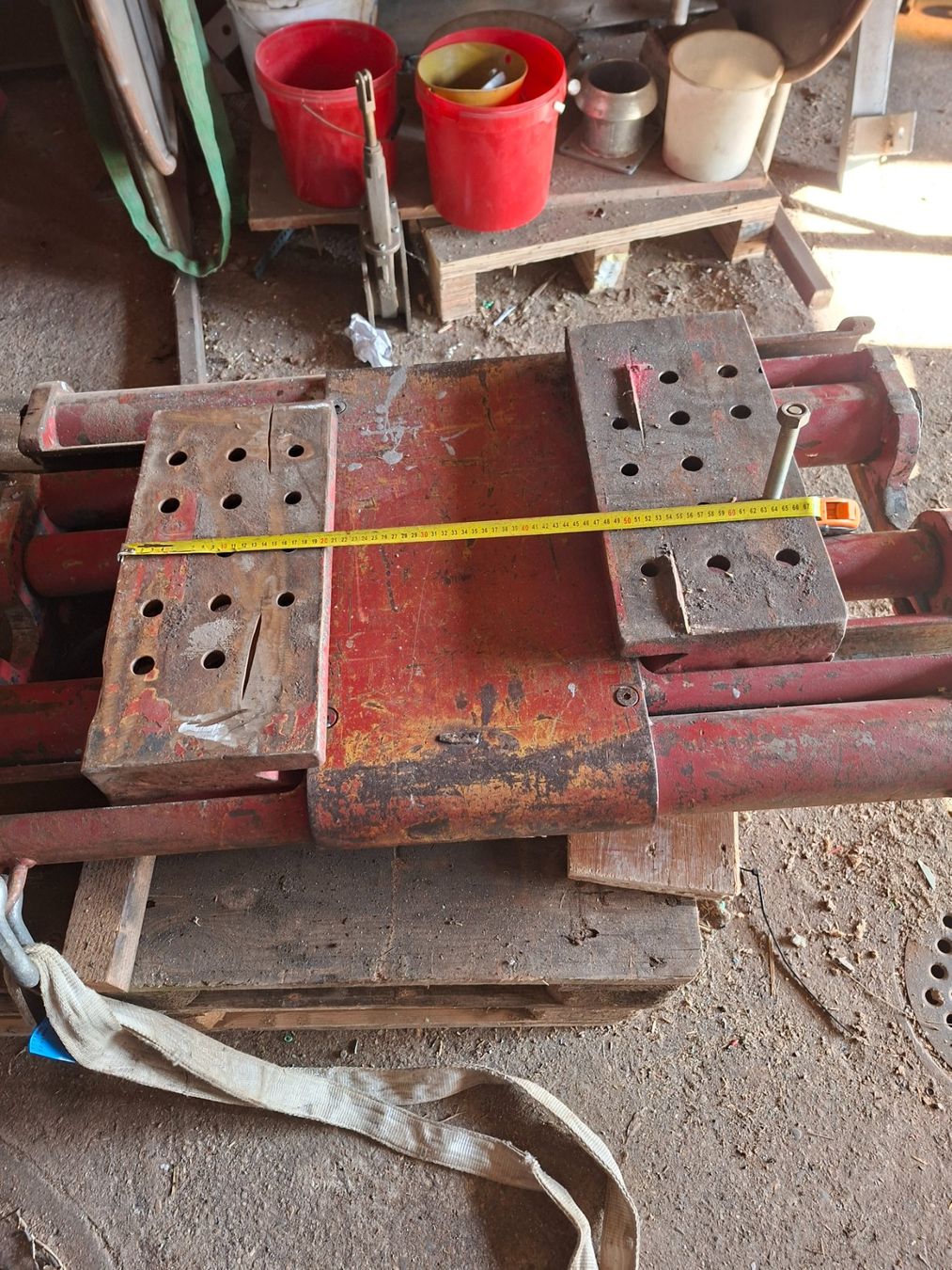 Chariots à fourches & chariots élévateur: Stapler Gabelverstellgerät – D'occasion à Geiss par John-Deere4955 5