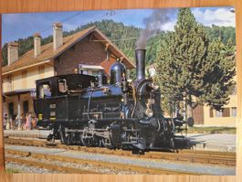 Train à vapeur de la Vallée de Joux, E 3/3 "Tigerli" 8523