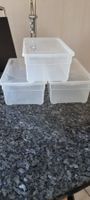 Aufbewahrungsboxen transparent 3er Set neue Ware
