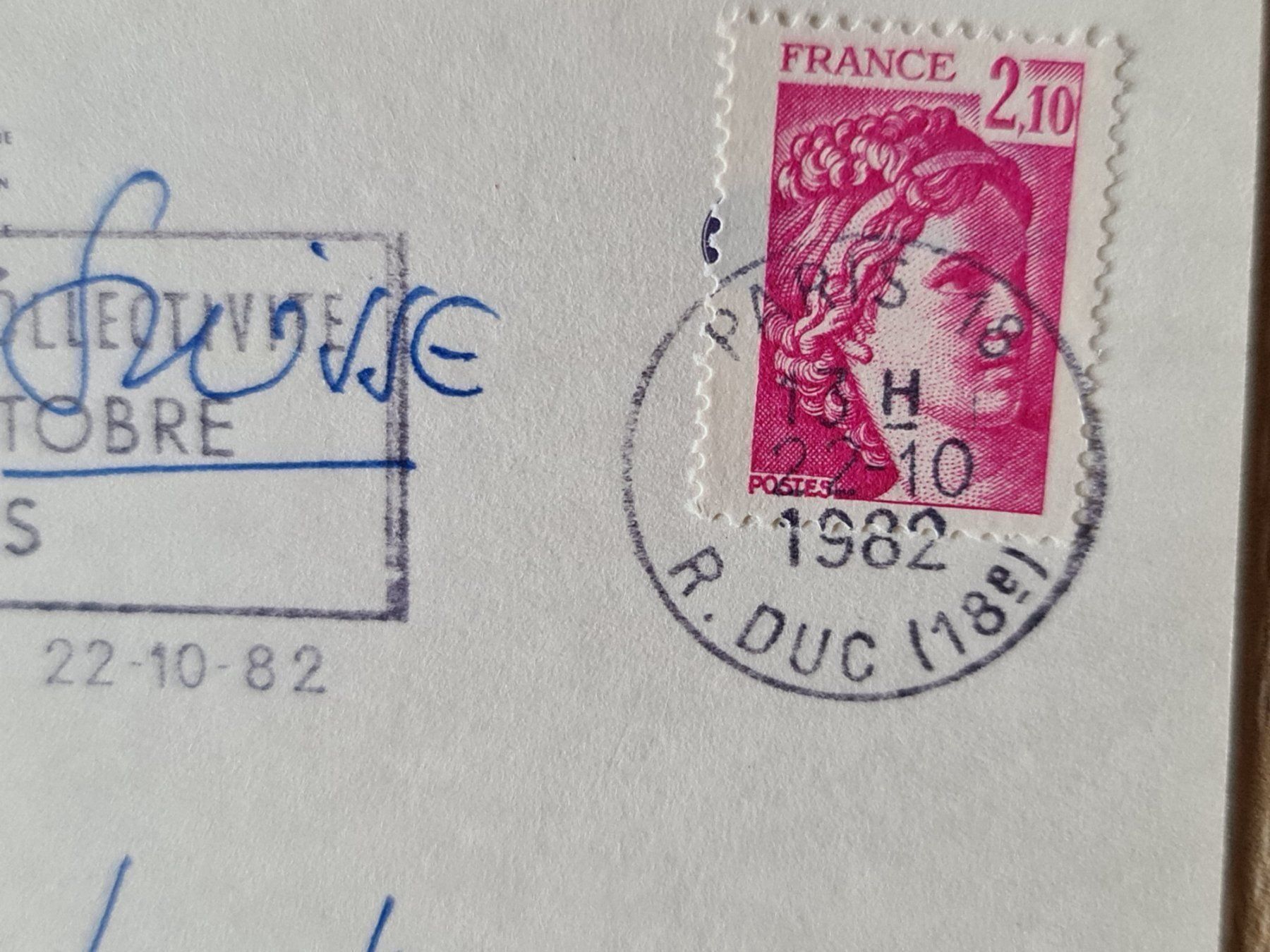Cartoline postali: Ansichtskarte Paris 1982 – Usato da Dintikon venduto da Vexi 1