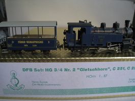 Ferro Suisse, DFB Set, Hg 3/4 Gletschhorn + C251+252 +Gk2902