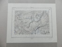 Ungefaltet orginal Landkarte Engelberg OW 1942