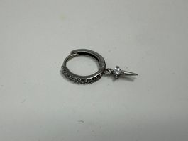 Silberne Ohrringe mit Anhänger