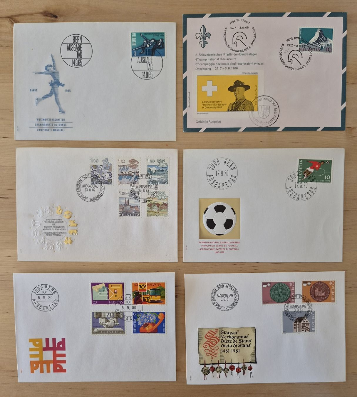 Tous les timbres: Ersttagsbriefe – D'occasion à Erlach par Kjt 5
