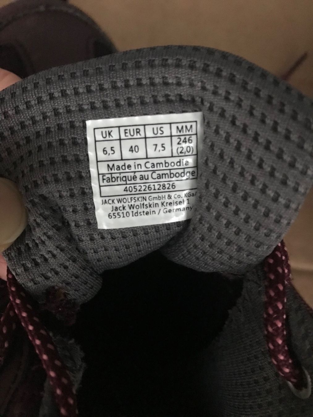 Jack Wolfskin Scarpe da uomo: Jack Wolfskin Wanderschuhe Gr. 40 – Usato da Affoltern am Albis venduto da var_658p 8