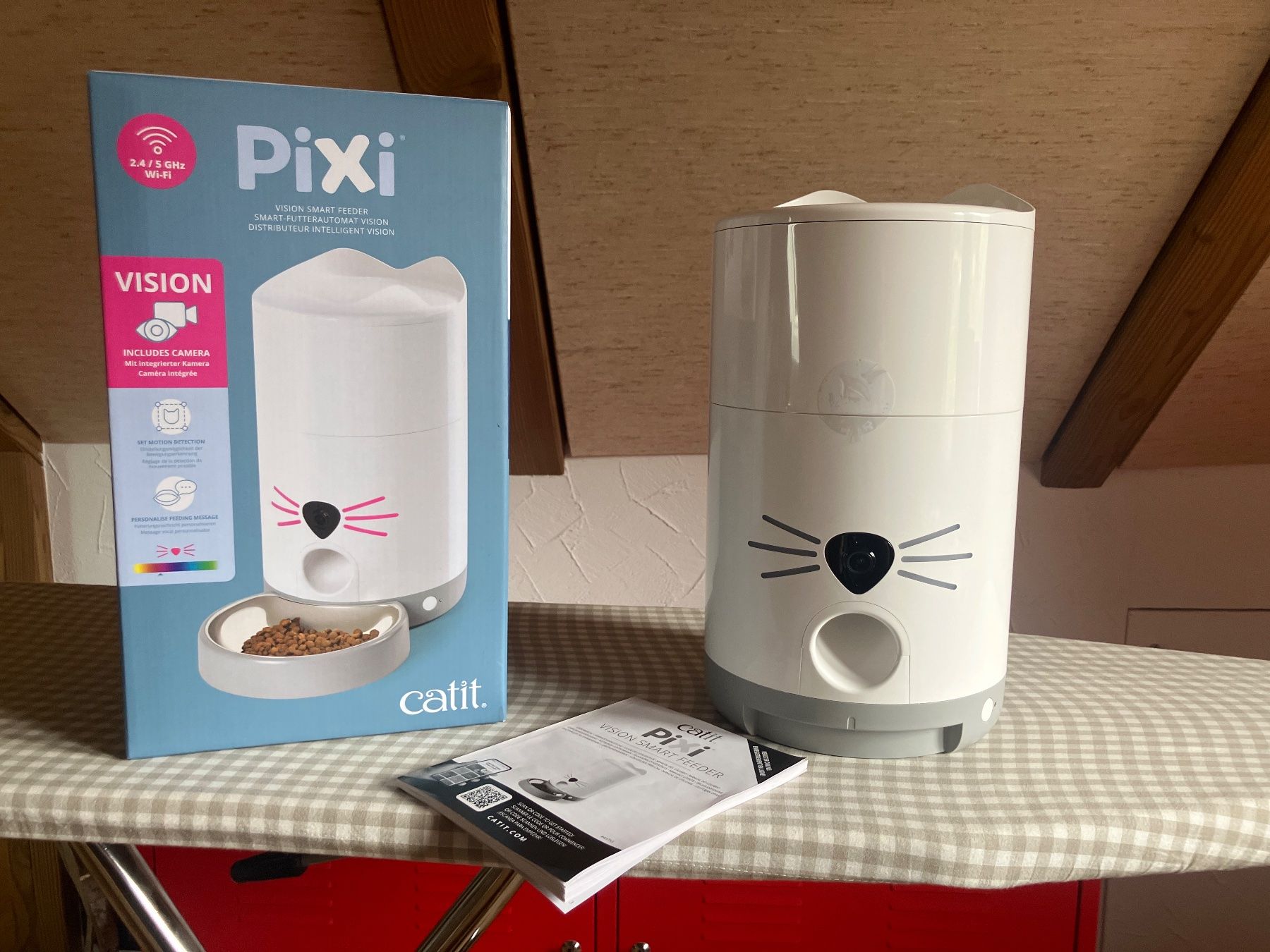 Mangimi: Pixi Catit Futterautomat mit Kamera – Nuovo (secondo la descrizione) da Wil AG venduto da Kirsche1