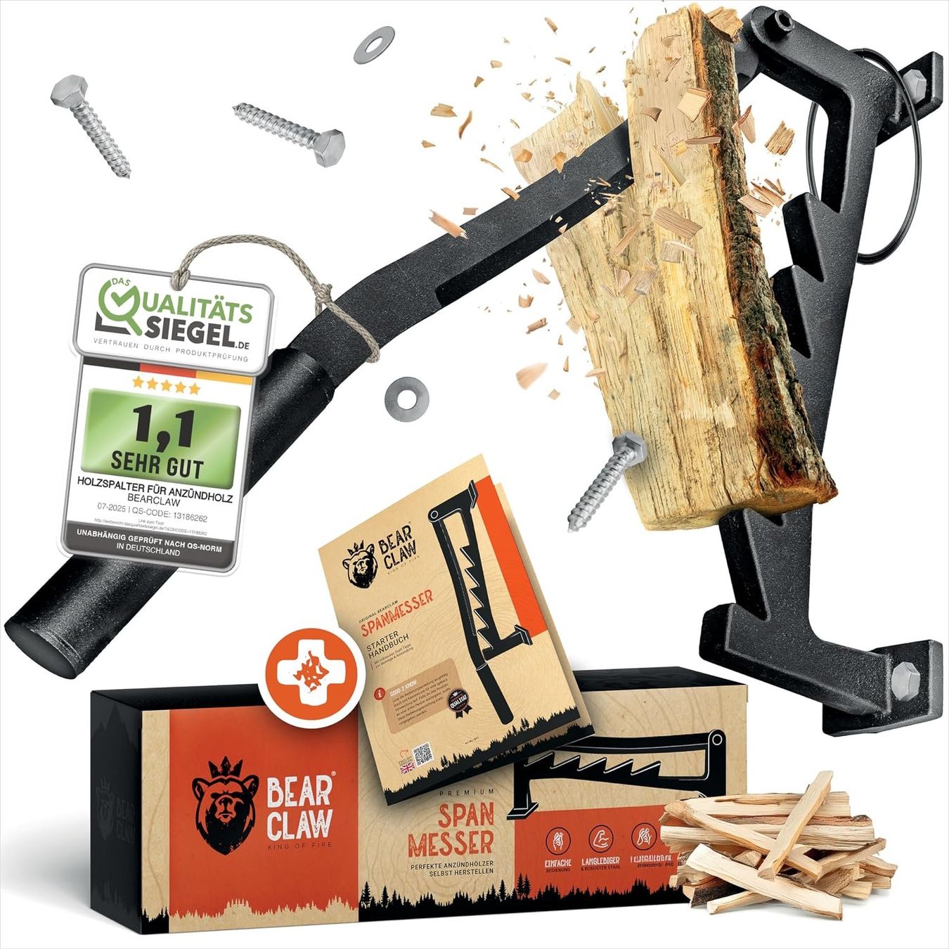 Alle Maschinen: Manueller Holzspalter Wandmontage Anzuendholz Spalter – Neu und originalverpackt aus Schaffhausen von smarastore