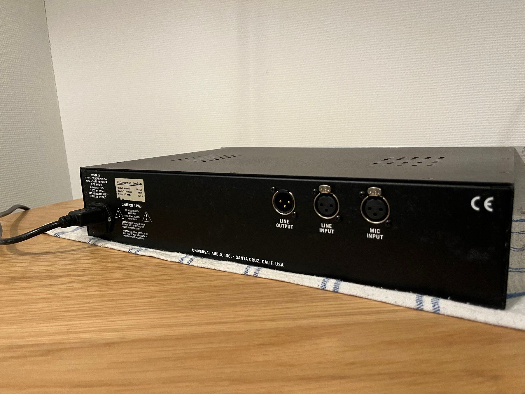 Universal Audio Strumenti musicali: Universal Audio LA-610 mk1 – Usato da Erlinsbach venduto da dingsda58 7