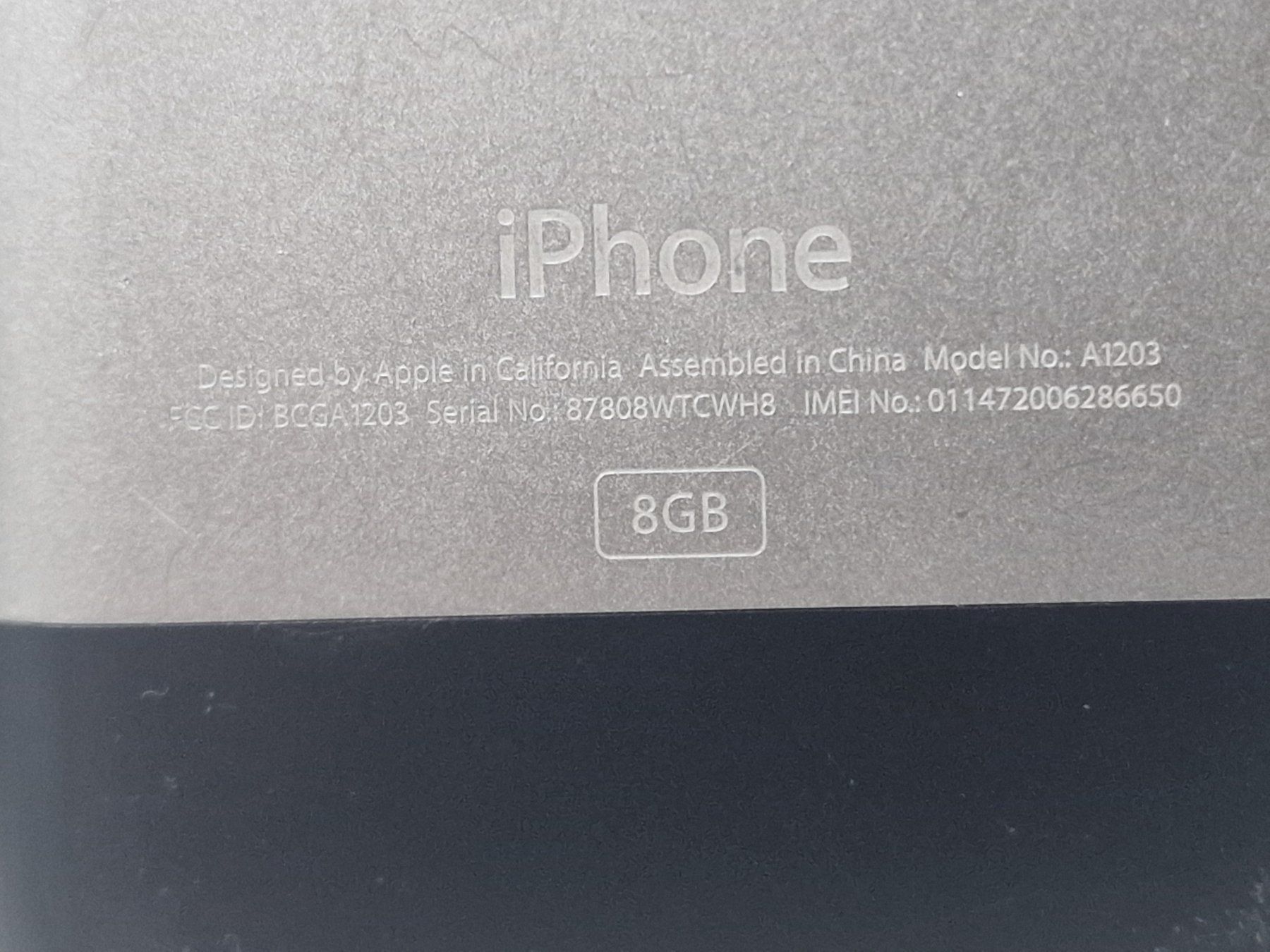 Apple Handys / Smartphones: iPhone 2G 8GB Vintage Handy mit OVP – Defekt aus Uerkheim von Justi.y 5