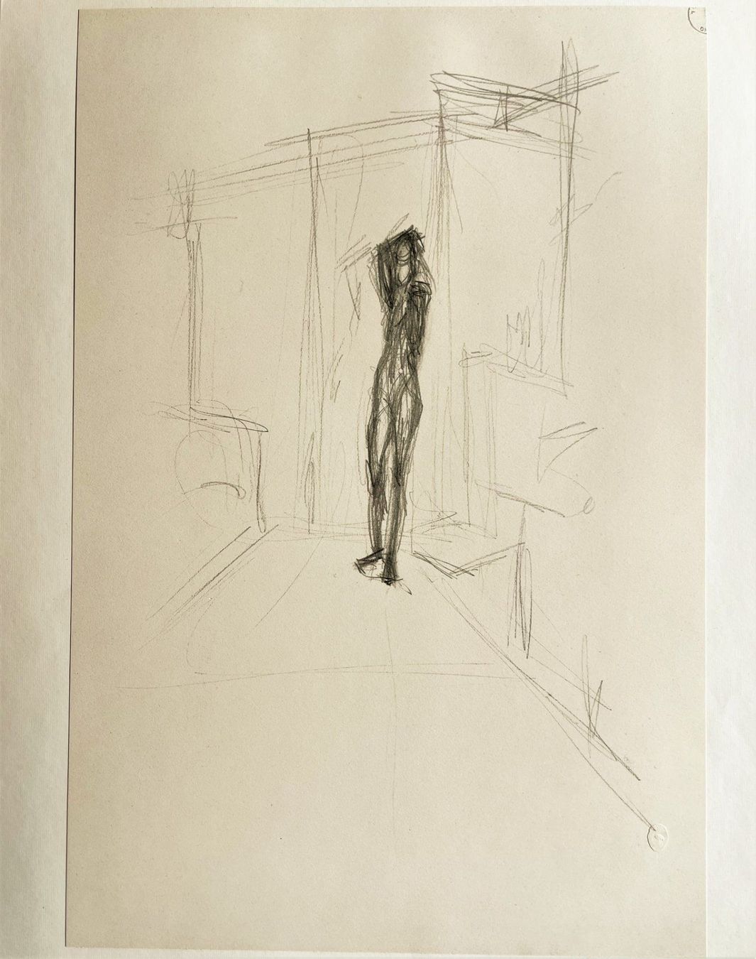 Grafiken & Lithographien: Alberto Giacometti, Vintage Lithographie – Gebraucht aus Ponte Tresa von 11GalleriaAlterEgo11 1