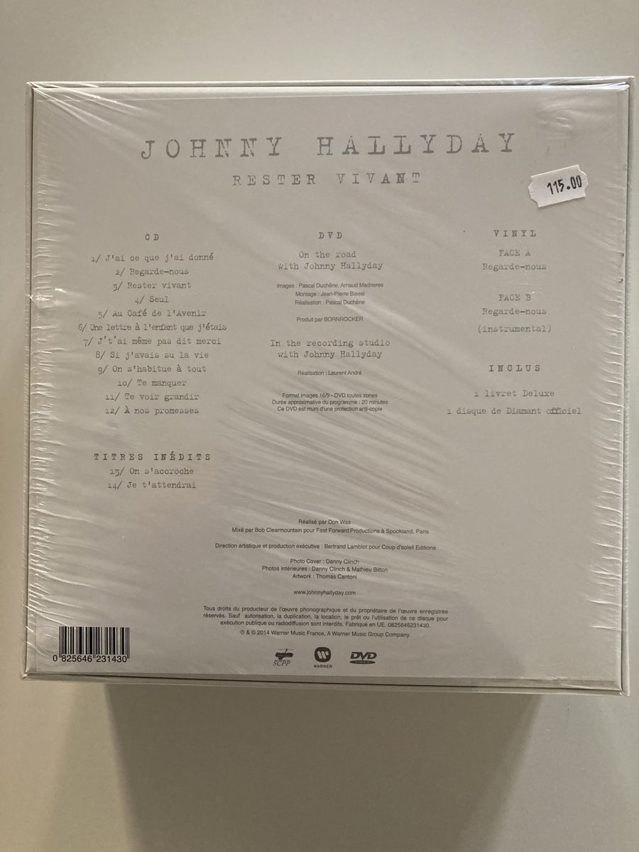 CD: Johnny Hallyday – Nuovo e nell'imballaggio originale da Poliez-Pittet venduto da dav_h8tl 1