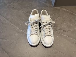 Alexander McQueen Sneaker Grösse 38 Weiss/Gold