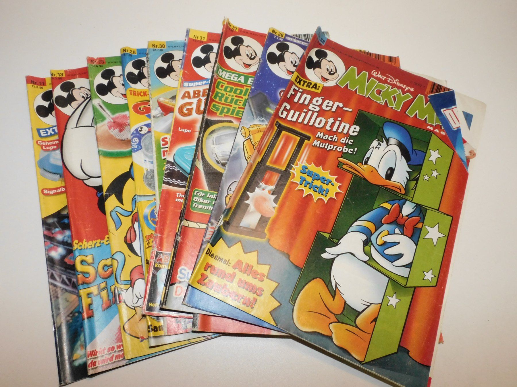 Fumetti: Comic 10 Micky Maus Hefte von 1999 -  alte Comic Hefte   geb – Usato da Sursee venduto da 76