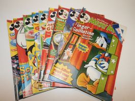 Comic 10 Micky Maus Hefte von 1999 -  alte Comic Hefte   geb