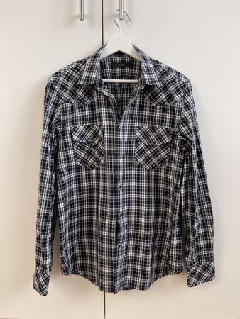 Diesel Hemd Gr. M Schwarz/Weiss Kariert - Top Zustand!
