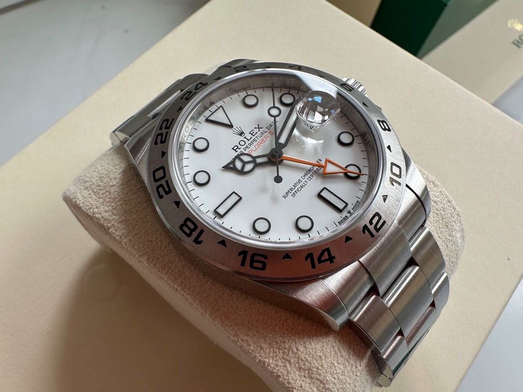 Rolex Orologi: ROLEX EXPLORER II Weisses ZB – Nuovo e nell'imballaggio originale da Neunkirch venduto da neunkirch66 1