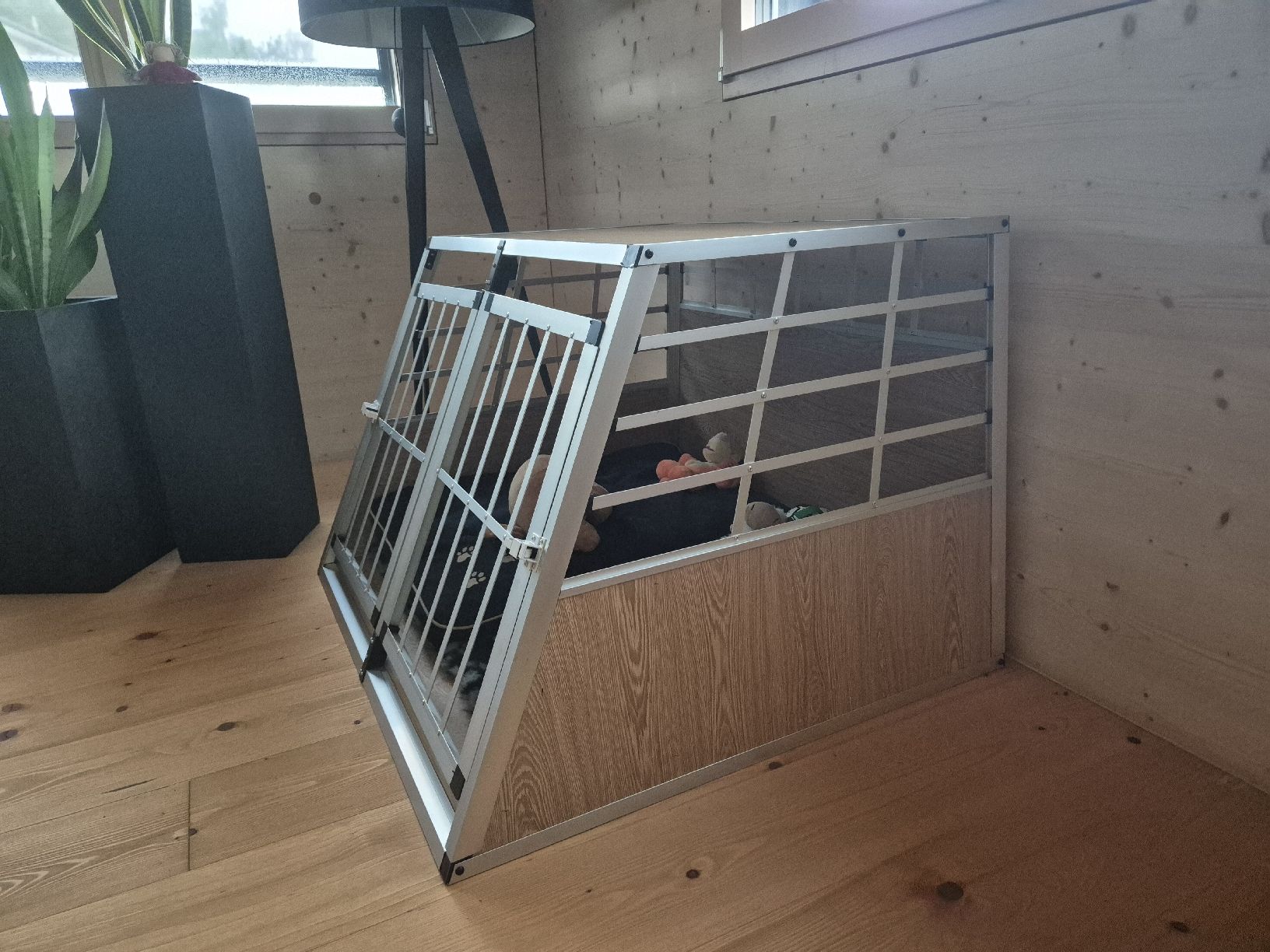 Gabbie, trasporto & Sicurezza: Doppelhundebox Alu – Nuovo (secondo la descrizione) da Schaanwald venduto da Gismo034 1