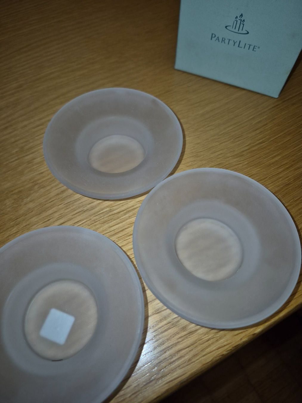 Partylite Portacandele: Partylite Teelichtkerzenhalter 3er Set – Nuovo (secondo la descrizione) da Buttikon SZ venduto da sefa02 3