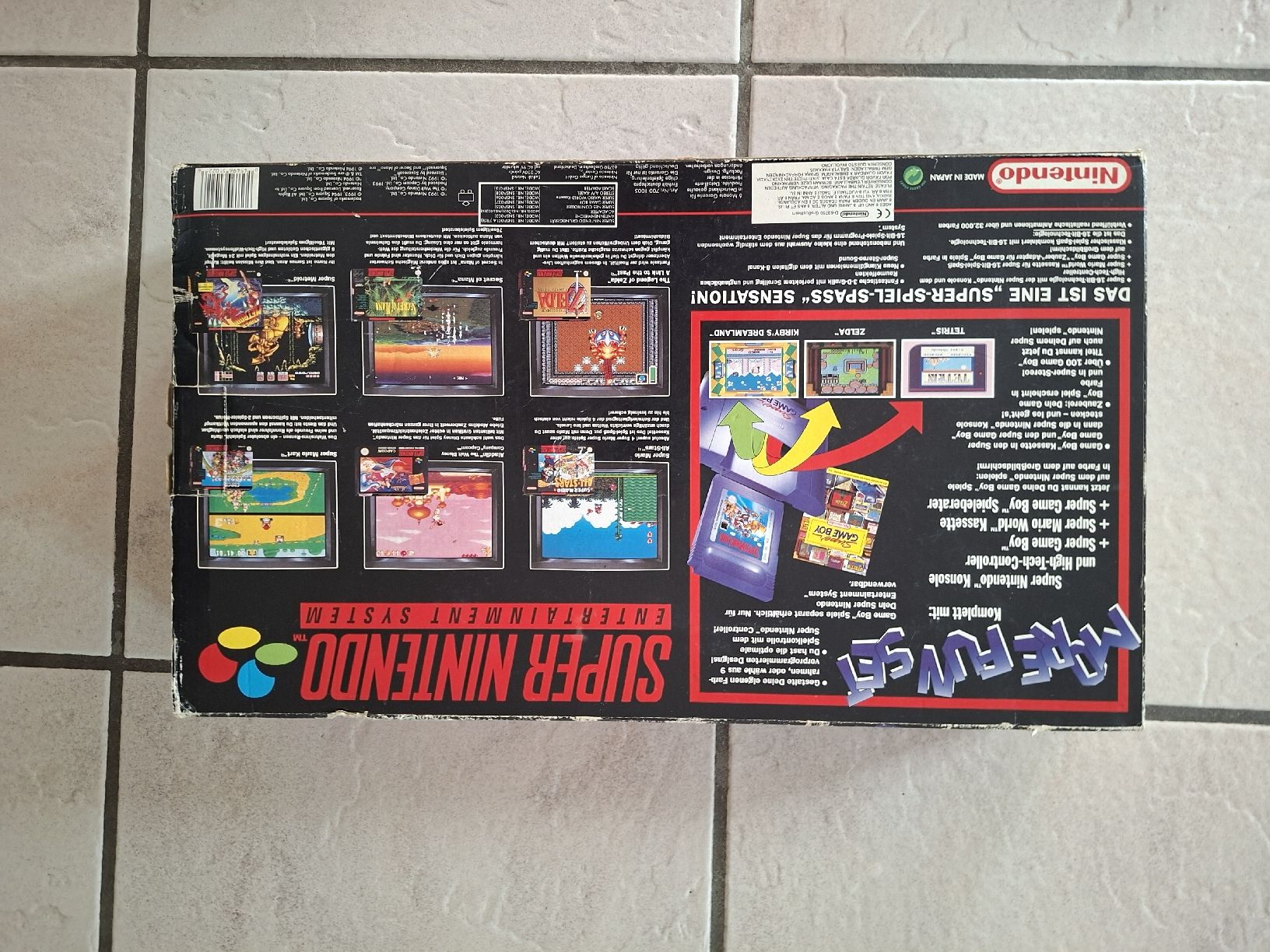 Nintendo Konsolen: Super Nintendo + Super Game Boy More Fun Set – Gebraucht aus Büren zum Hof von Flohmarkt_Bern 3