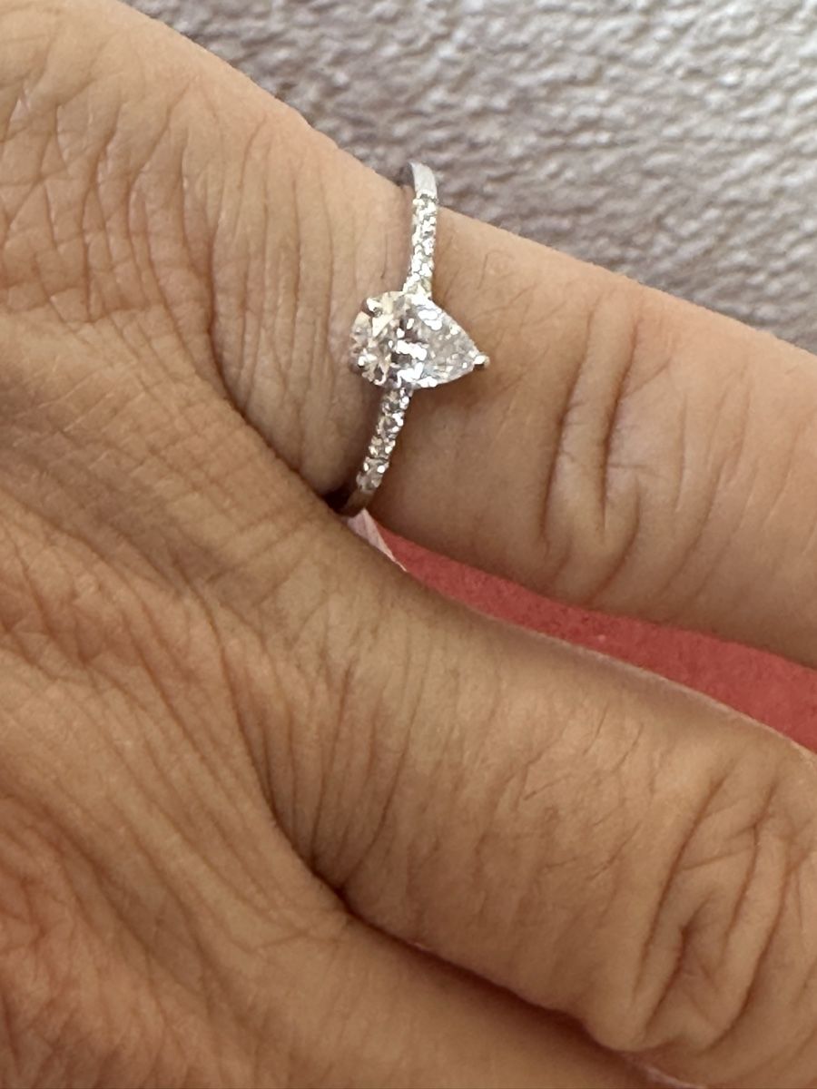 Anelli: 925 Silberring mit Strass – Usato da Herbriggen venduto da Sehrazade 4