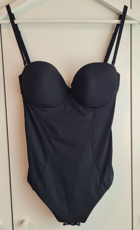 LA PERLA shapeware string body schwarz Gr. 80 (Gebraucht) in ...