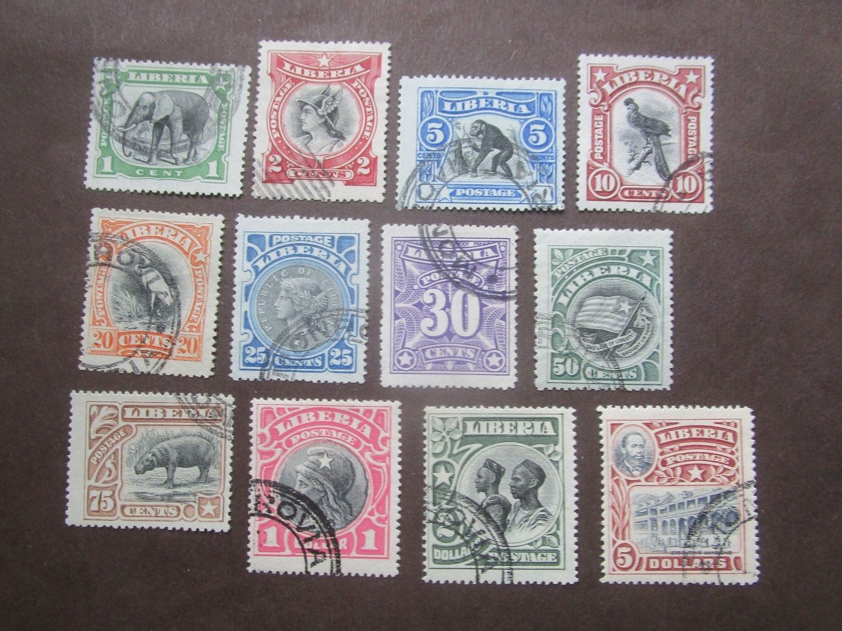 Tutti i francobolli: Liberia   1906 – Usato da Dürnten venduto da tu5bo9