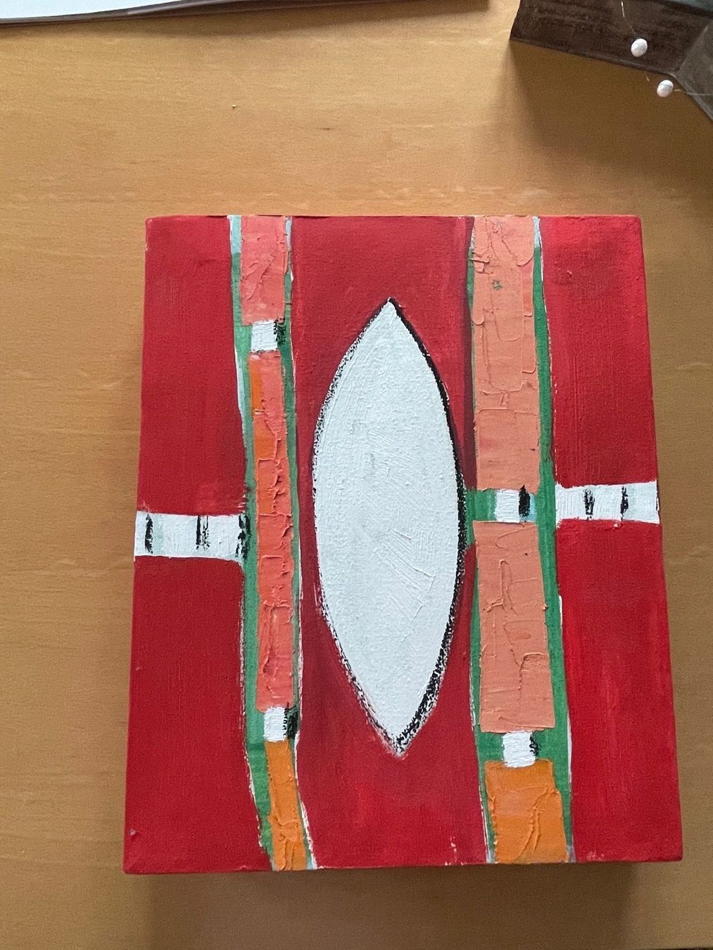 Gemälde: Originalbild von Siegi Treuter, schöne Farben, Hingucker – Gebraucht aus Winterthur von 1956ingi 5