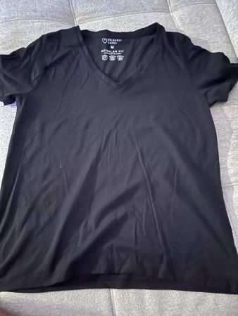 Damen T-Shirt schwarz Grösse M Regular Fit 40-60