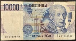 Italienische 10'000 Lire Banknote -Top Zustand-Selten
