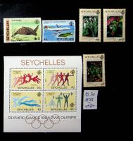 SEYCHELLES BEAUX TIMBRES NEUFS** 1978-1984. COTE 13.30€/AT18