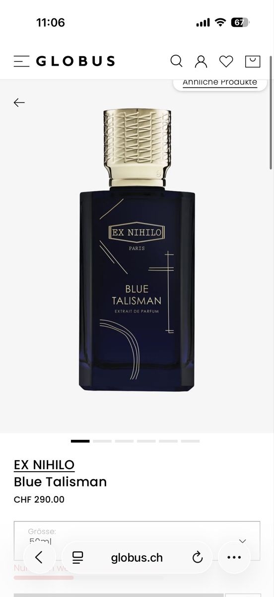 Ex Nihilo Profumi & Eau de Toilette: Ex Nihilo Blue Talisman Extrait 50ml – Usato da winikon venduto da lfisch04 2