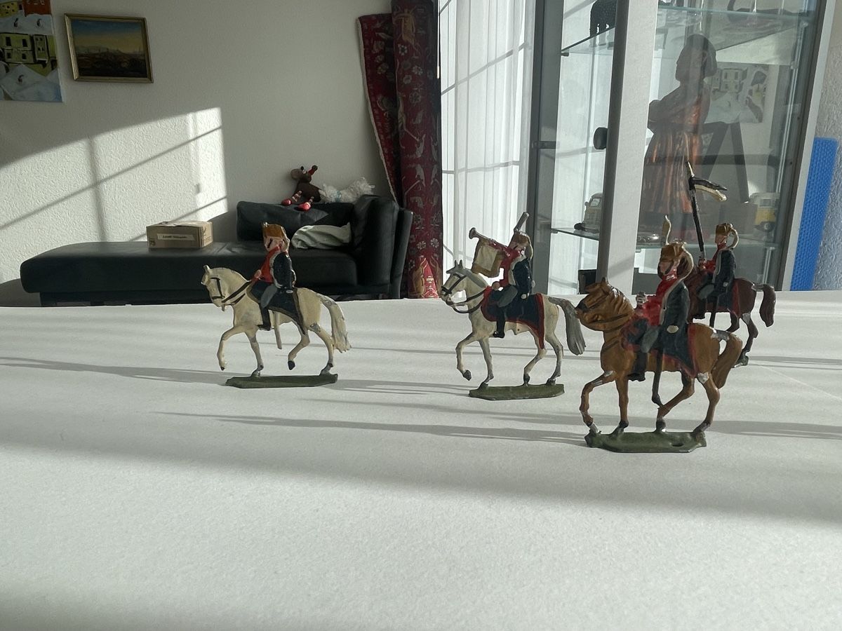 Giocattoli: Zinnfigur-Set historische Reiter-Armeefiguren – Usato da Meierskappel venduto da Hala03 3