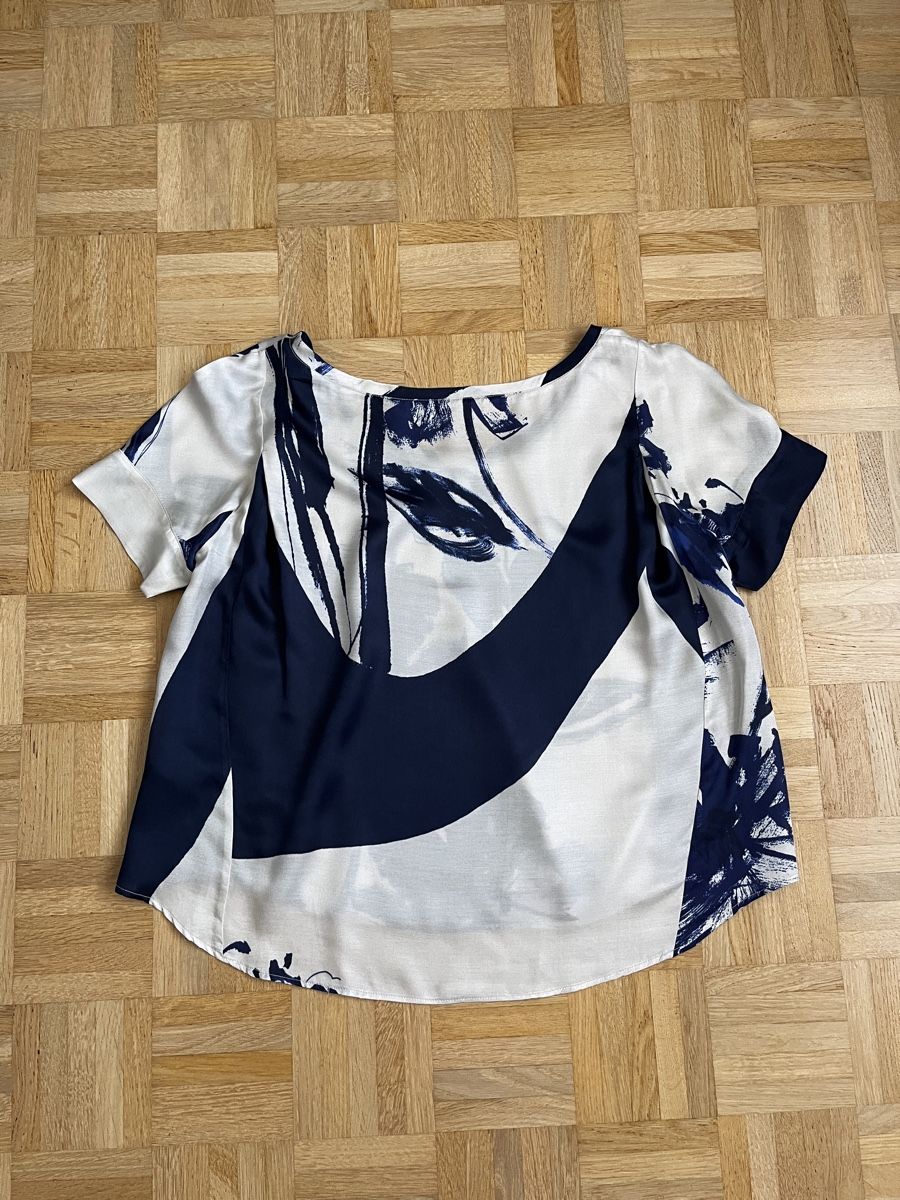 Manila Grace Camicette: Manila Grace Bluse Gr. M Kurzarm Silk Viscose – Usato da Zürich venduto da Kleanthy 4