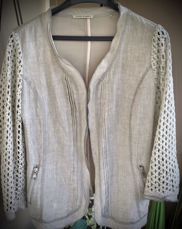 Twenty six pareo Jacke, Leinen, Gr. 38