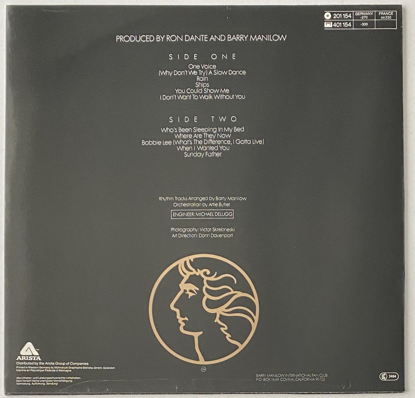 Schallplatten: Barry Manilow, One Voice – Gebraucht aus Flums von Empe1 1